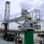 17 Person Self Propelled Spud Barge with 20 Ton Crane