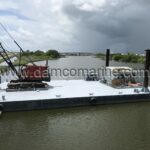 CRB 609 Inland Crane Barge and Crane FOR SALE or CHARTER will separate