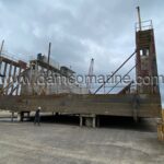 1,500 Ton Dry Dock for Sale (150’x74′) 64′ Between Wingwalls