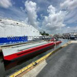 (2) 40’x14’x4′ Raked Bow Sectional Barges